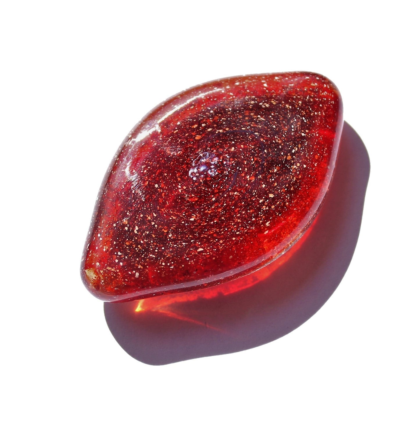 Galaxy Cremation Touchstone-Cremation Stones-DragonFire Glass-Turquoise-DragonFire Glass Cremation Jewelry