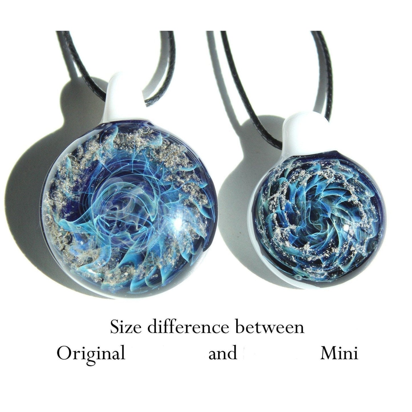 Glass Cremation Jewelry - Galaxy - Original