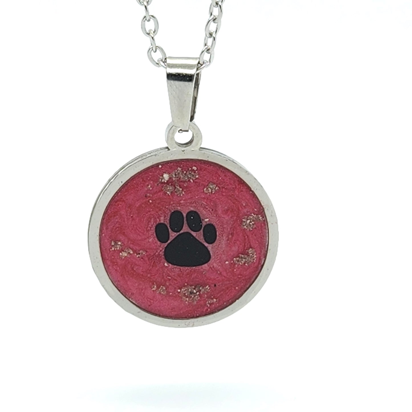 The Paw Print cremation pendant