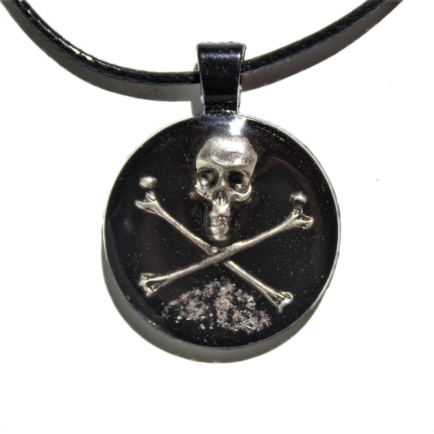 The Skull and Crossbones Cremation Pendant