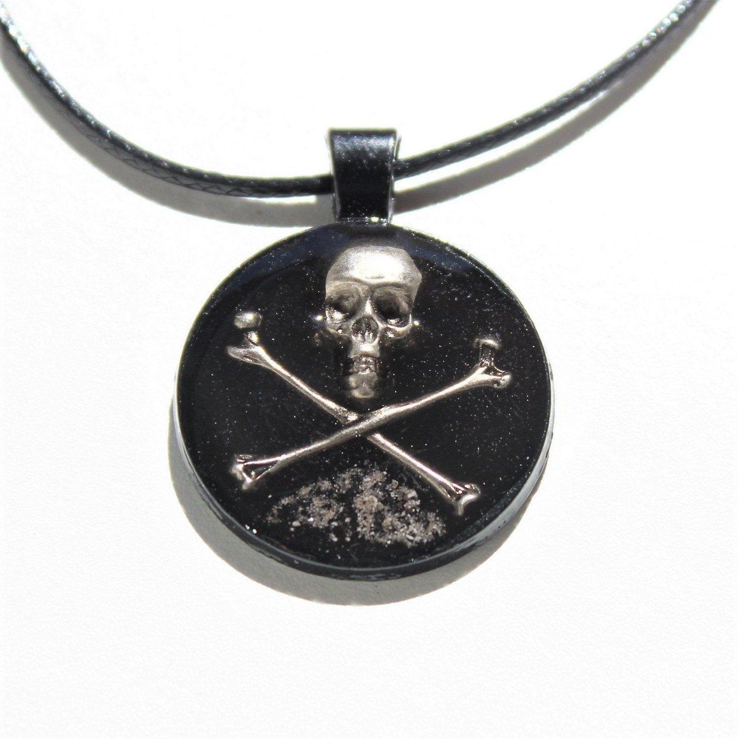 The Skull and Crossbones Cremation Pendant