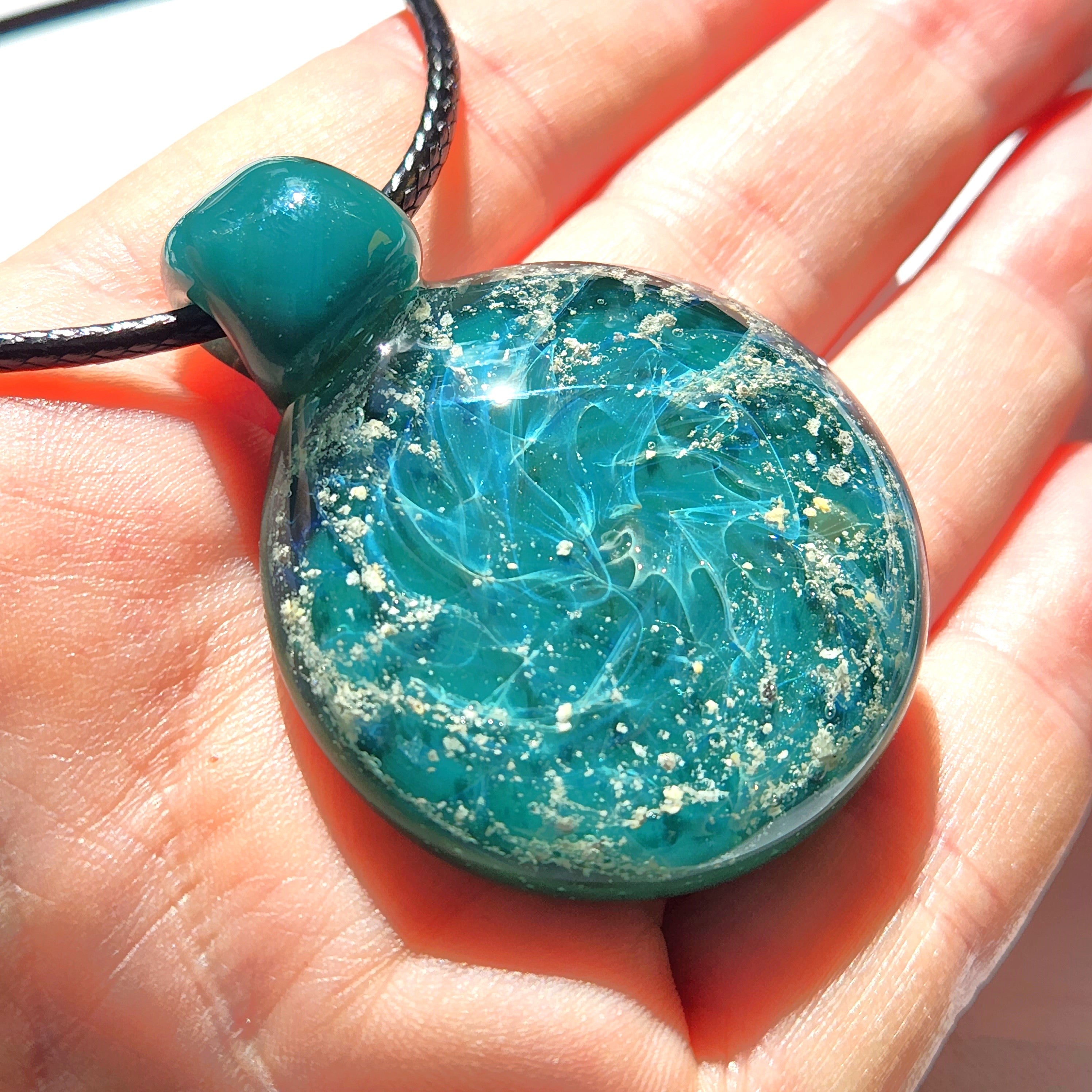 Turquoise cremation store jewelry