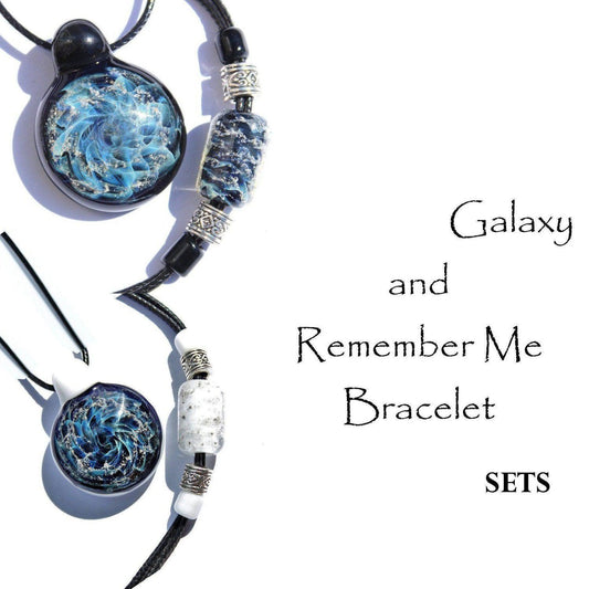 Set - Galaxy Mini pendant and Remember Me bracelet