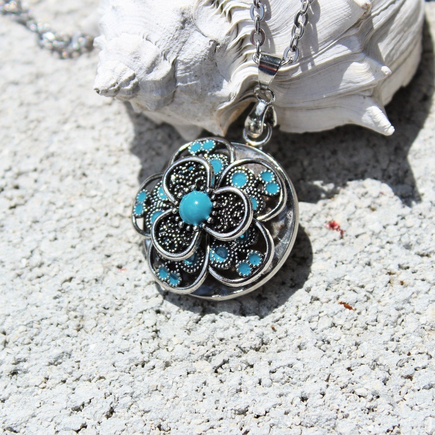 The Flower - Cremation Pendant