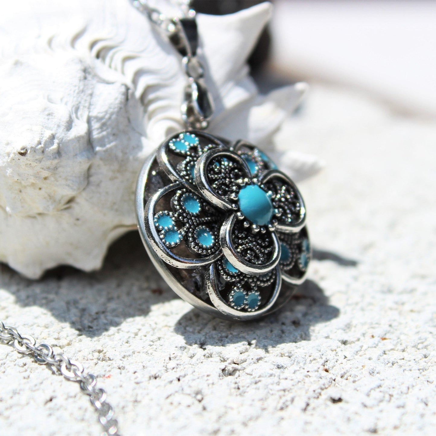 The Flower - Cremation Pendant