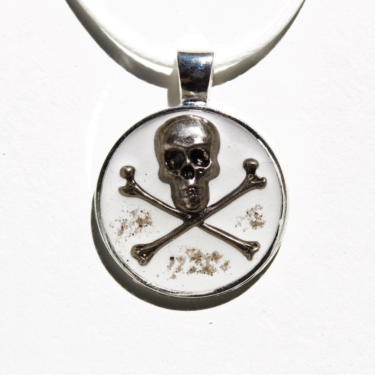 The Order Dog Tag Pendant | Screaming Skull Necklace Pendant | 925 Sterling Silver Skull Pendant, Medium | USA Handcrafted to Order by Nightrider